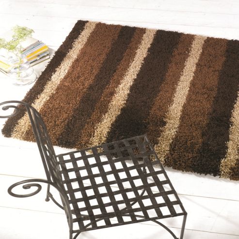 Image of Nordic Channel Chocolate 80x150 Cm Shaggy Rug