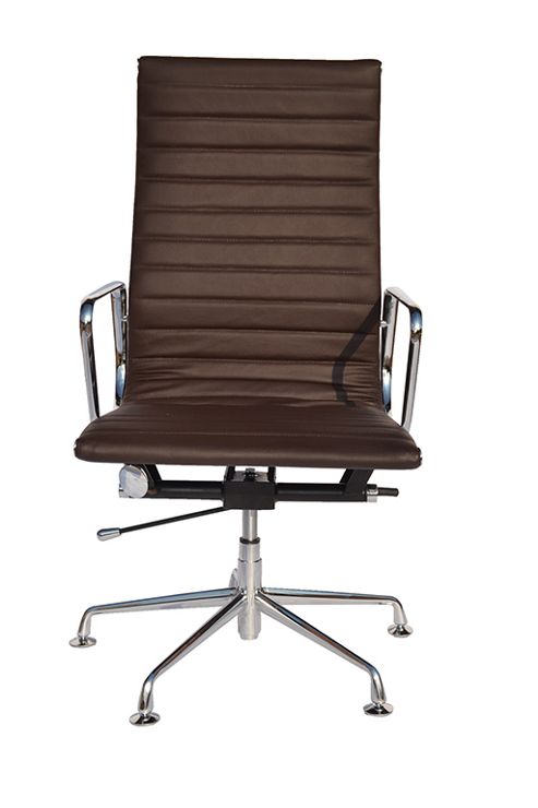 Image of Ea119 Eames Replica Office Chair Vintage Brown
