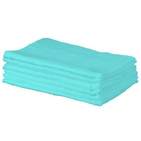 Image of Cuddles Collection Pack Of 6 Muslin Squares (turquoise)