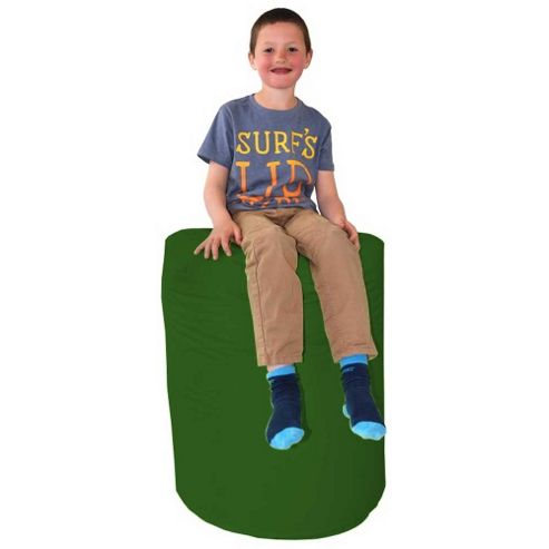 Image of Valufurniture Large Barrel Dark Green Bean Bag