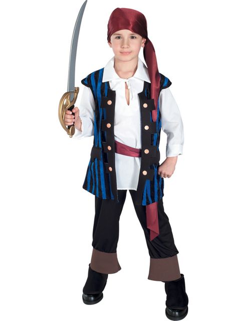 Image of Child Pirate King Costume Medium