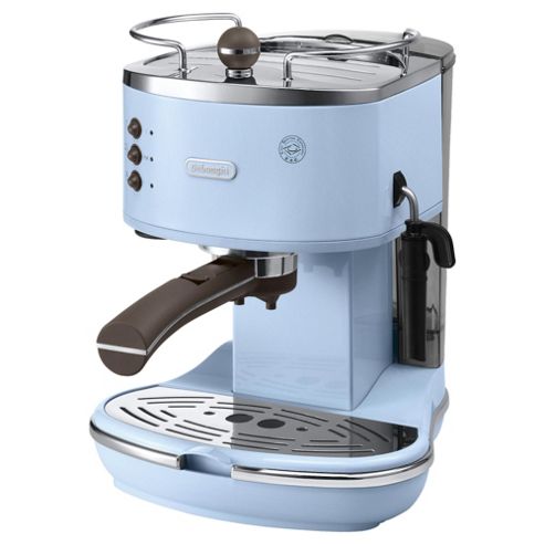 Image of Delonghi Vintage Icona Pump Espresso Coffee Machine - Azure Blue