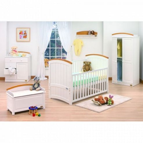 Image of Tutti Bambini Barcelona 2 Piece Furniture Set - Beech White