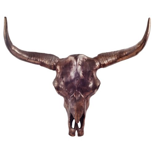Image of Extra Large Contemporary Aluminium Trophy Skull Head Wall Art