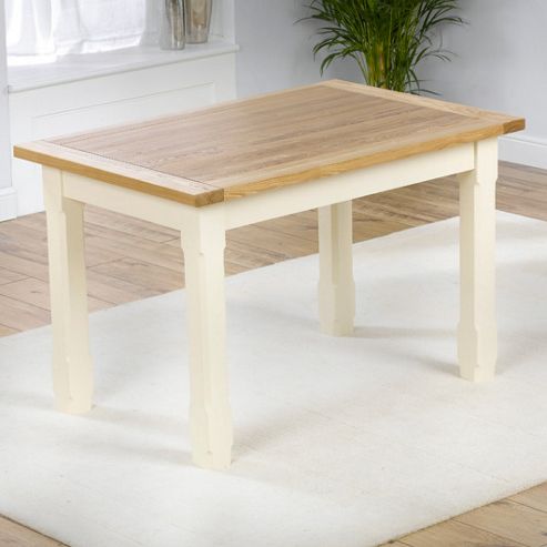 Image of Mark Harris Furniture Windsor 120cm Dining Table In Solid Oak