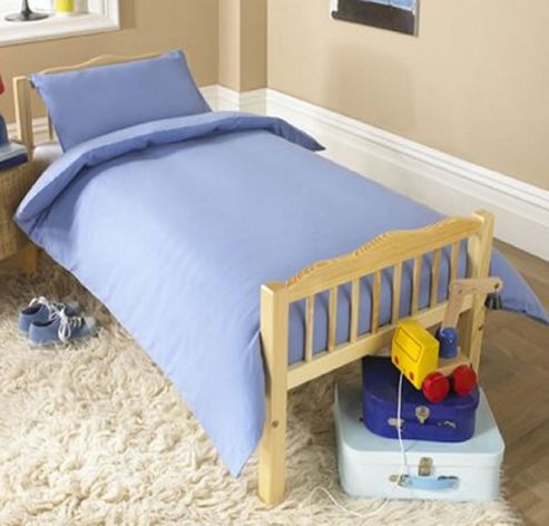 Image of 100% Egyptian Cotton Junior Bedding - Blue