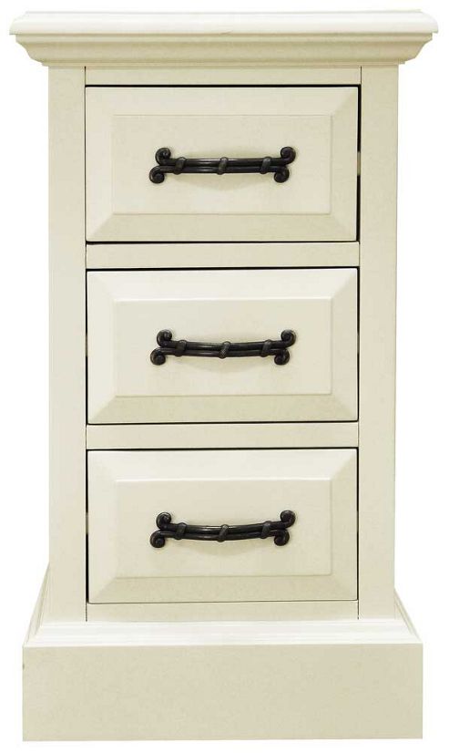 Image of Ultimum Hambleton Off White Bedside Cabinet