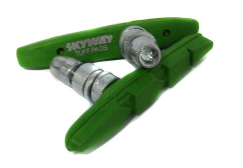 Image of Skyway Tuff Brake Pads (pair) - Green