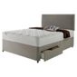 Silentnight Miracoil Luxury Micro Quilt 2 Drawer Double Divan Mink with Headboard