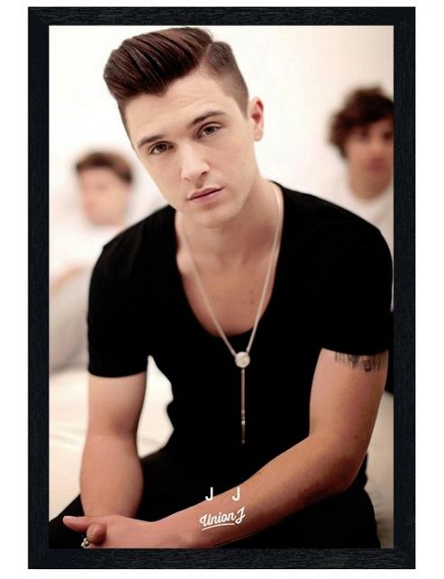 Image of Black Wooden Framed Union J Jj Hamblett Poster