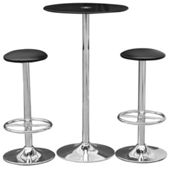 Premier Housewares 3 Piece Bar Table Set