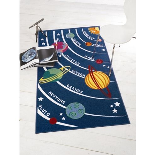 Image of Matrix Kiddy Planets Multi 100x190 Nylon Mat