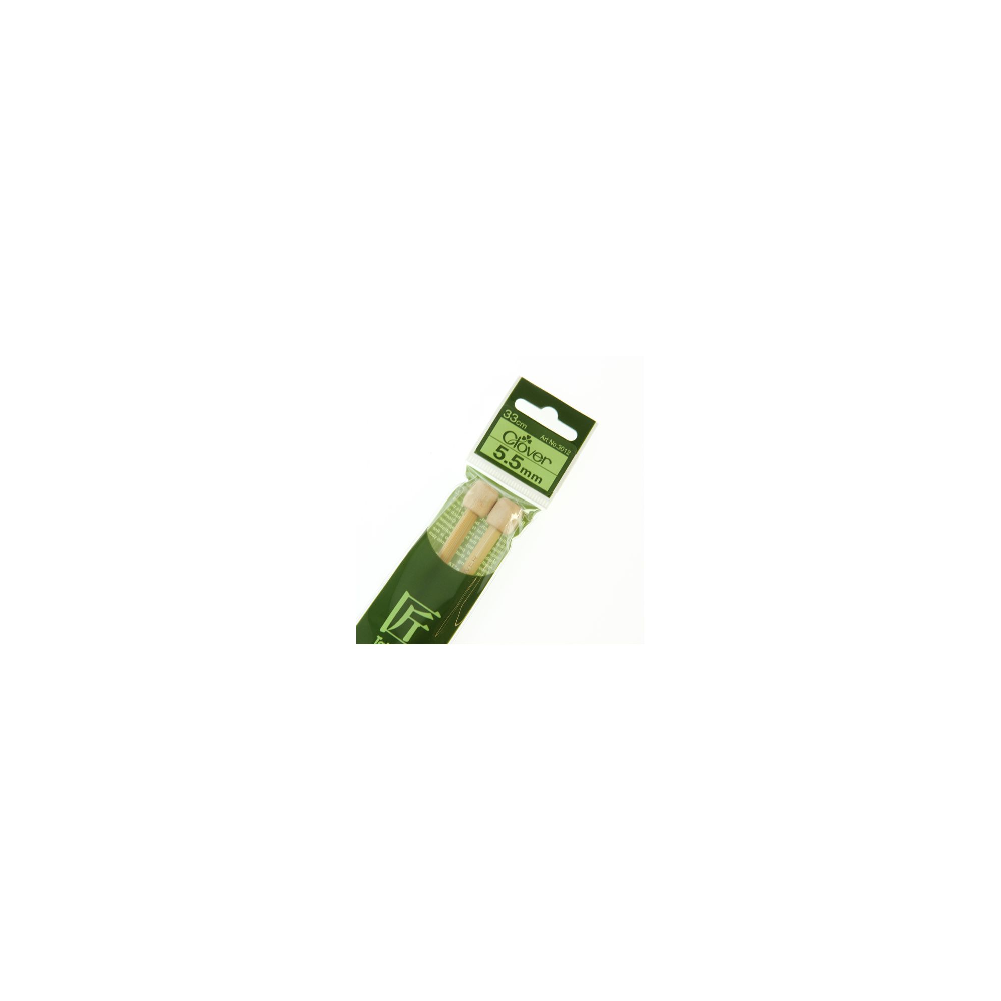 Clover Takumi Bamboo Knitting Needles 55mm 2pk