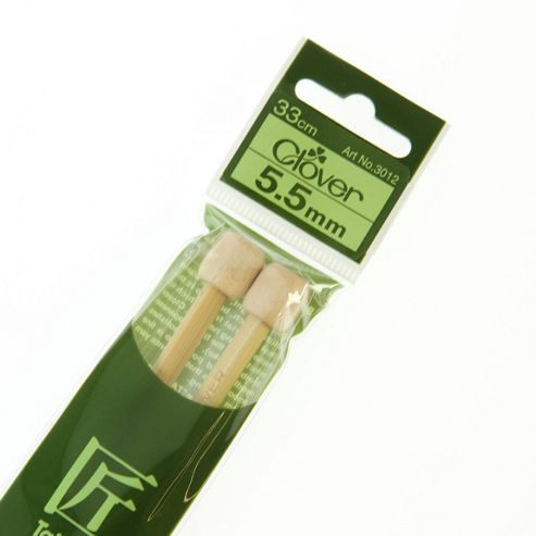 Image of Clover Takumi Bamboo Knitting Needles - 5.5mm - 2pk