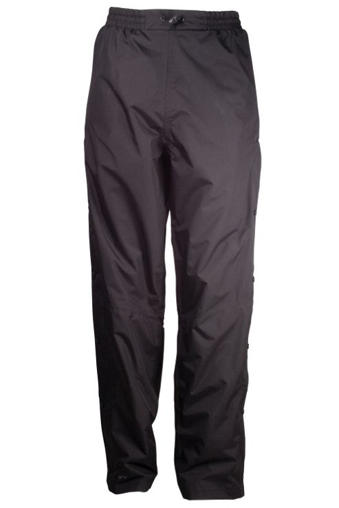 Image of Mens Downpour Waterproof Breathable Rain Motorcycle Hiking Trousers - Black