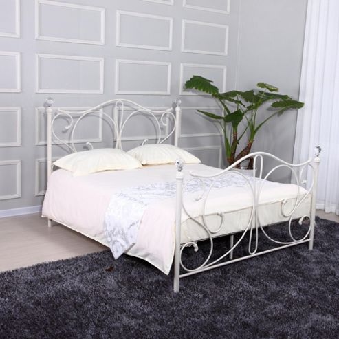 Image of Home Zone Florence Bed - White - King