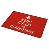 Keep Calm Xmas Washable Mat