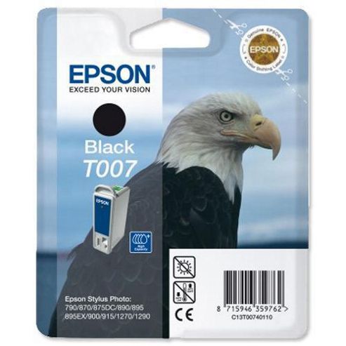 Image of Epson T007 Printer Ink Cartridge - Black