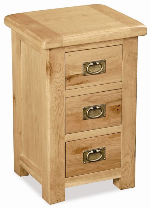 Image of Alterton Furniture Pemberley 3 Drawer Bedside Table