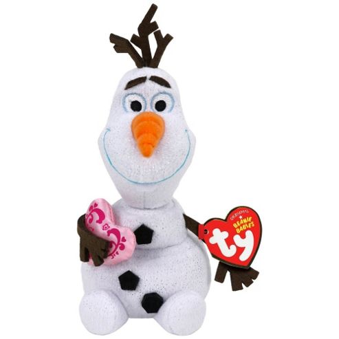 Image of Ty Disney Frozen Olaf - Snowman With Heart