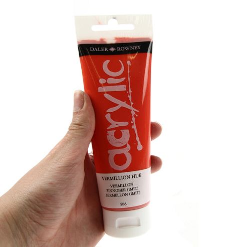 Image of Daler Graduate Acrylic Vermilion Hue 120ml