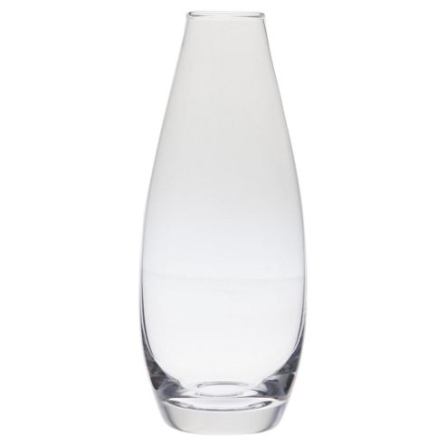 Image of Tesco Curved Bud Vase, Clear