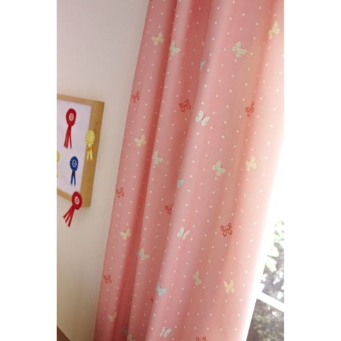 Image of Catherine Lansfield Home Kids Cotton Rich Tab Curtains Multi 168cm Wide X 183cm Drop (66x72 Inches)