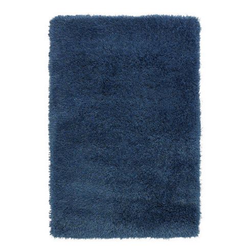 Image of Oriental Carpets & Rugs Monte Carlo Blue Rug - 110cm X 170cm