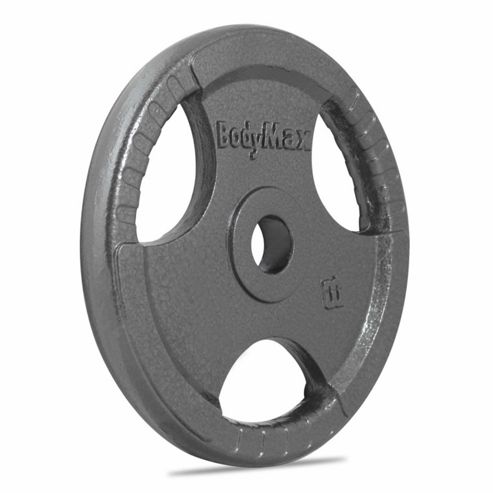 Image of Bodymax Olympic Cast Iron Tri-grip Weight Disc Plate (single) - 20kg