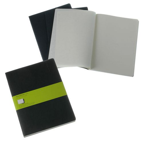 Image of Moleskine Cashier X Large Plain 3 Pack