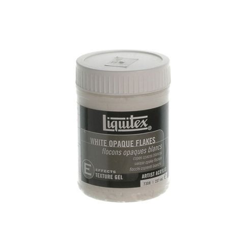 Image of Liquitex Texture Medium White Opaque Flakes 237ml 7308