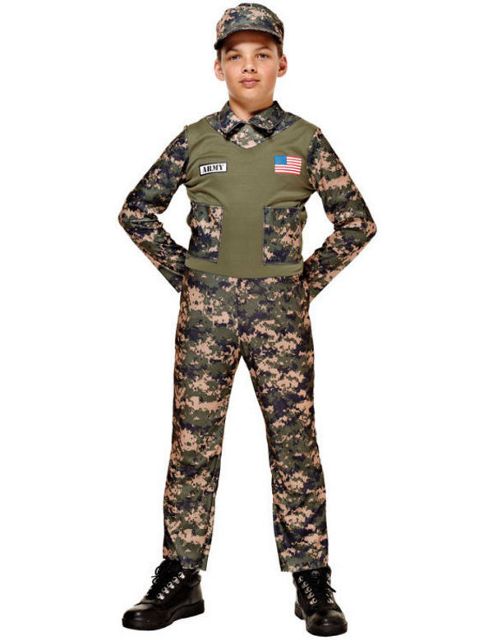 Image of Child Soldier Boy Costume Large