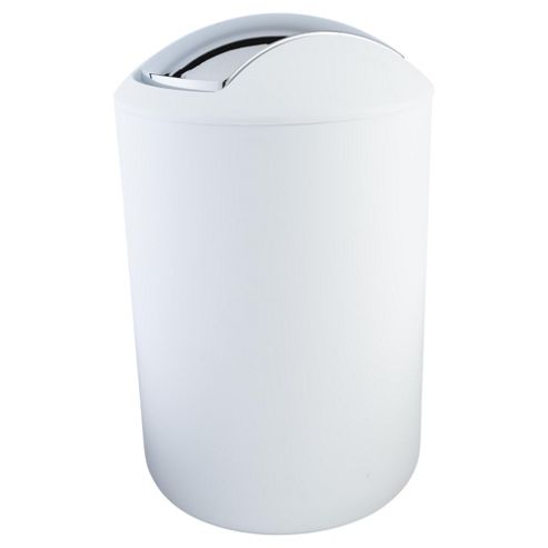 Image of Tesco Basic Plastic Bin, White