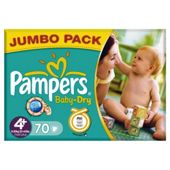 Pampers Baby Dry Jumbo  Maxi Plus 70