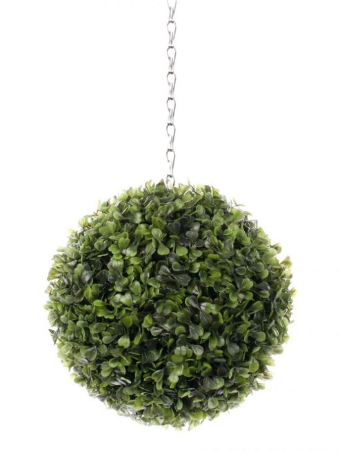 Image of Artificial 22cm Diameter Boxwood Ball Topiary