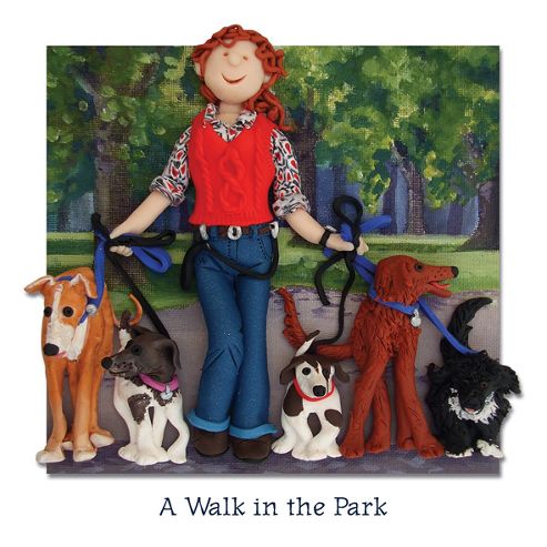 Image of Holy Mackerel A Walk In The Park Greetings Card