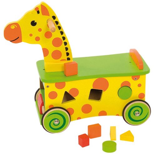 Image of Bigjigs Toys Bb027 Giraffe Ride On