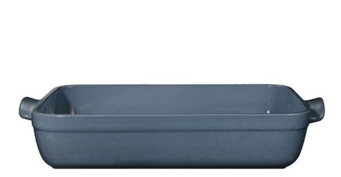 Image of Emile Henry 43cm X 28cm Large Lasagne Dish, Bleu Pavot