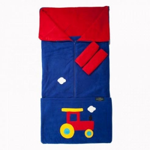 Image of Cozyosko 4-in-1 Footmuff (blue Tractor)