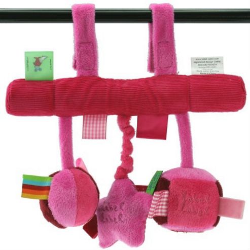 Image of Label Label Car Seat Toy (pink/fuchsia)