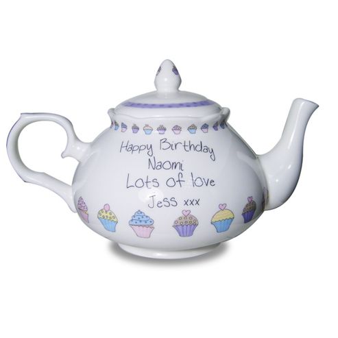 Image of Personalised Cupcake Teapot