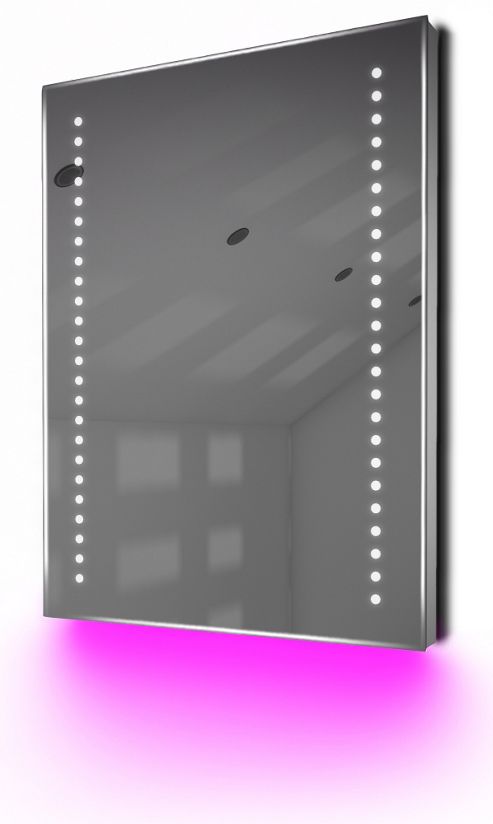 Image of Ambient Ultra-slim Led Bathroom Mirror With Demister Pad & Sensor K59p