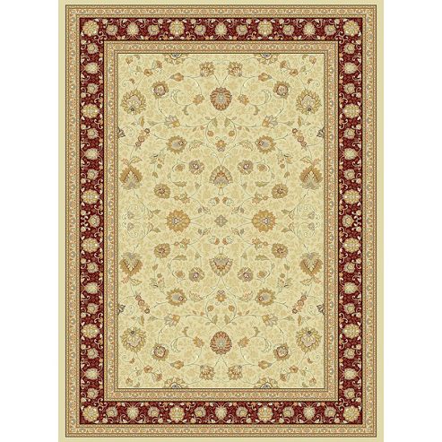 Image of Mastercraft Rugs Noble Art Ivory Red Rug - 135cm X 200cm