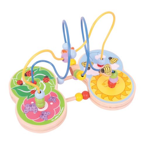 Image of Bigjigs Toys Bb022 Flower Bead Frame