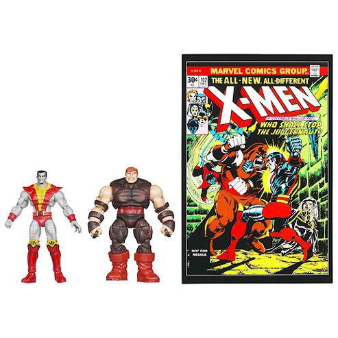 Image of Marvel Universe X-men Comic Pack - Colossus And Juggernaut Figures