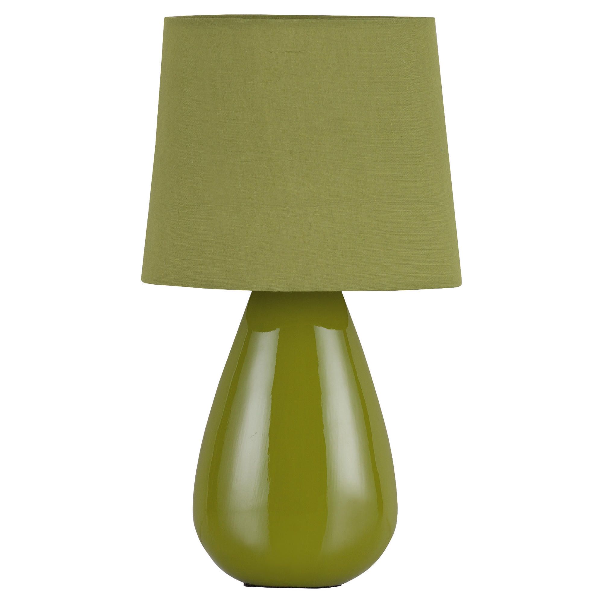 Tesco Lighting Chloe Ceramic Table Lamp Olive