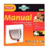 Staywell 4Way Lock Cat Flap UPVC 917EFS