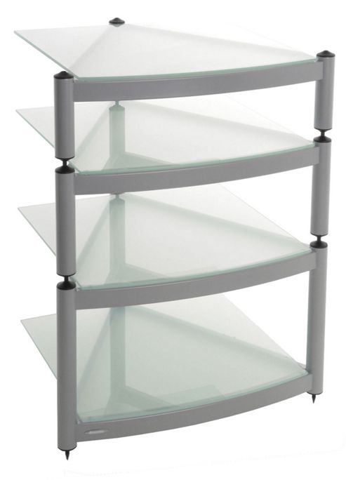 Image of Atacama Equinox 4 Shelf Hi-fi Stand In Silver