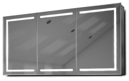 Image of Eliza Led Bathroom Cabinet With Demister Pad, Sensor & Shaver K380