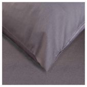 Tesco twin pk pillowcase - Charcoal Quartz (Deep)